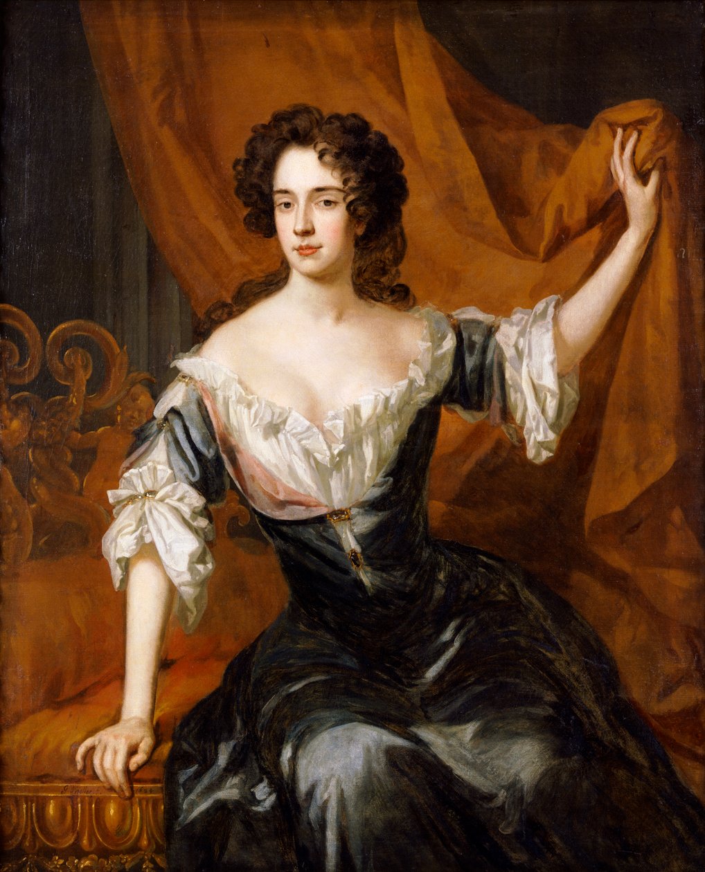Catherine Sedley, grevinde af Dorchester (olie på lærred) af Godfrey Kneller