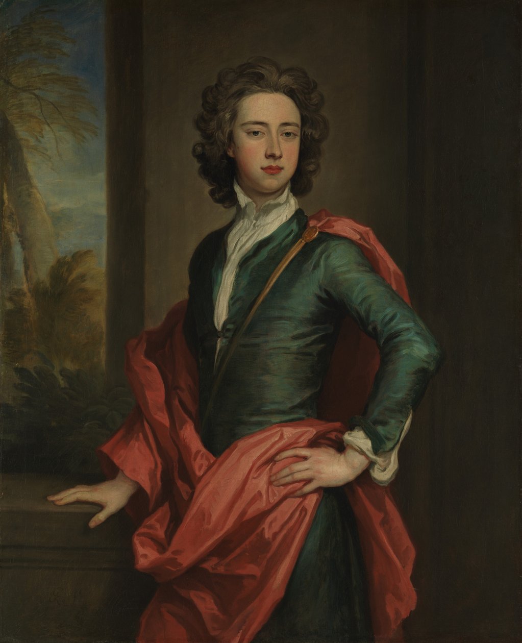 Charles Beauclerk 1670-1726, hertug af St. Albans, ca. 1690-95. af Godfrey Kneller