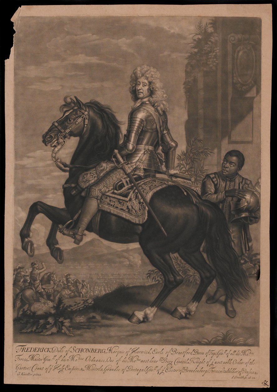 Frederick Duke of Schonberg [sic], Marquis of Harwich, Earle of Bransford af Godfrey Kneller