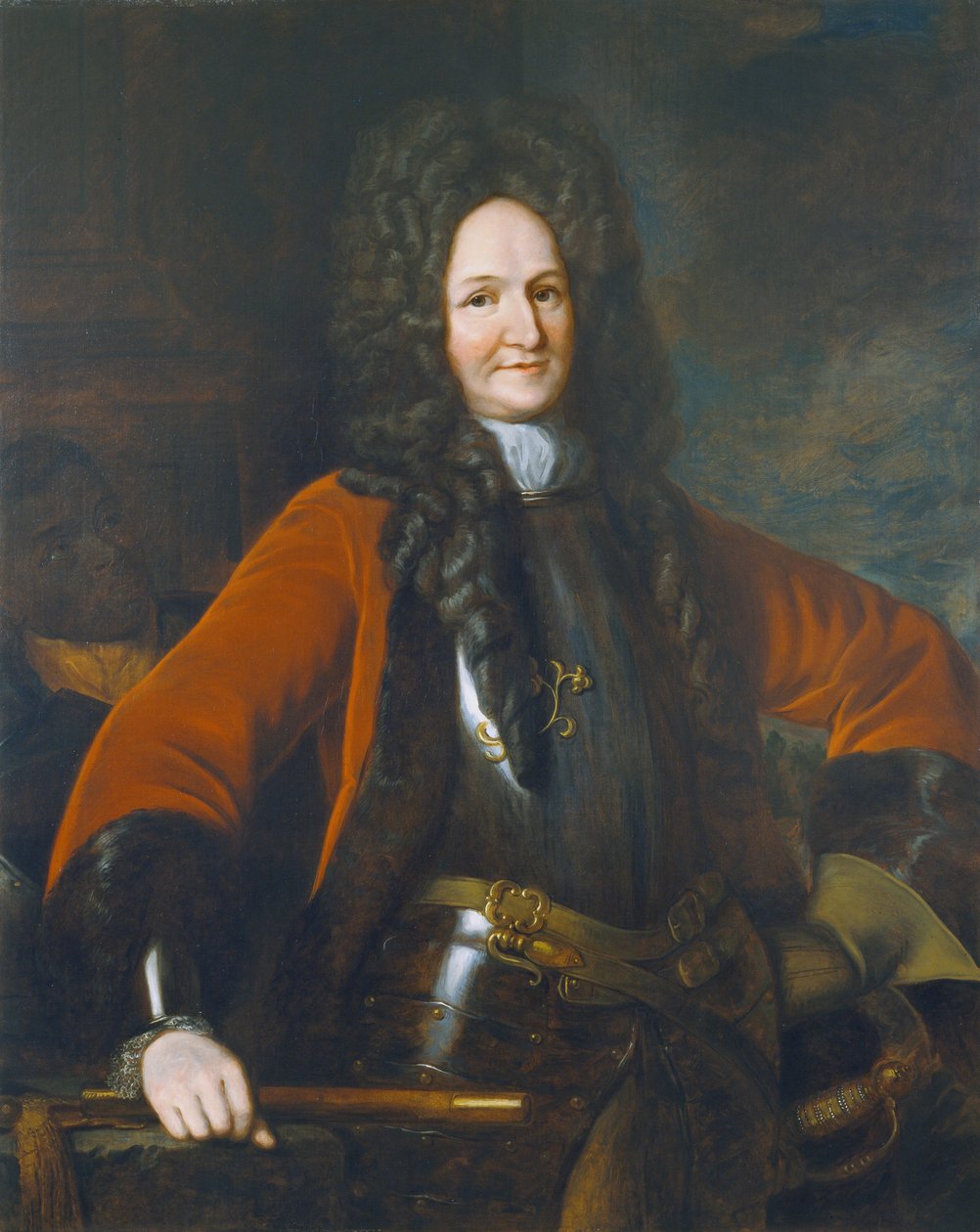 General Hugh Mackay (ca. 1640-92) 1690 8G:dræbt i slaget ved Steenkirk i 1692 under Niårskrigen (1689-97); af Godfrey Kneller