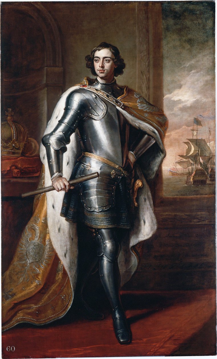 Portræt af Peter I den Store (Peter I af Rusland af Godfrey Kneller