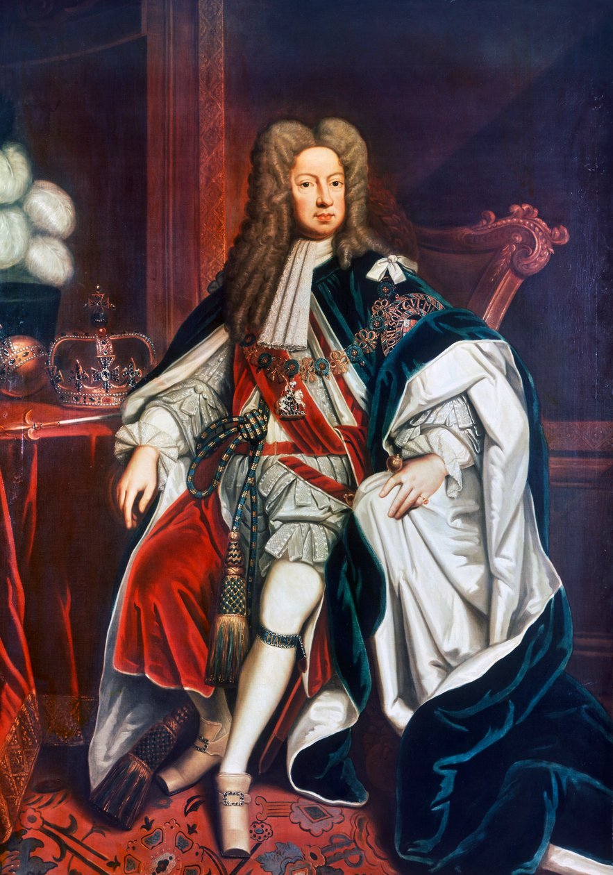 Portræt af Georg Ludwig von Hannover (Osnabrück af Godfrey Kneller
