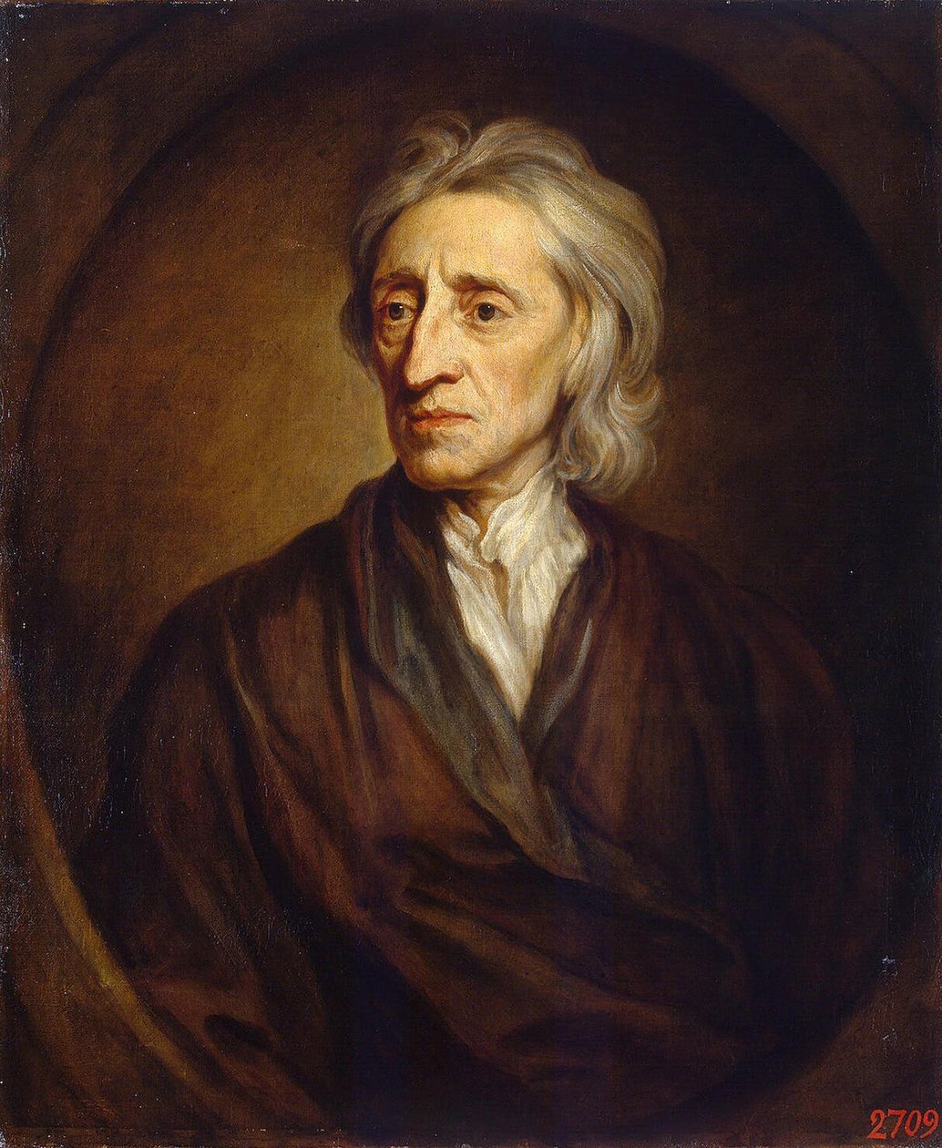 Portræt af John Locke af Godfrey Kneller