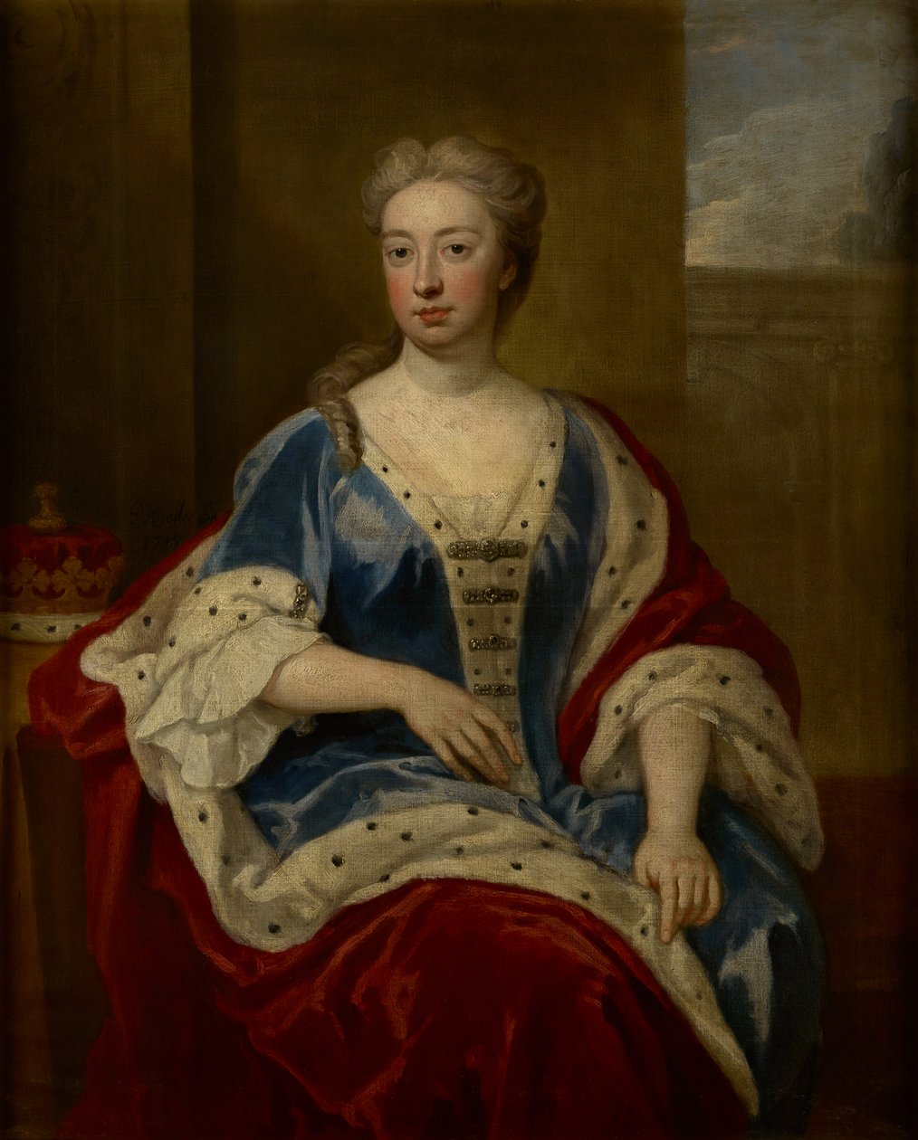 Portræt af Lady Elizabeth Percy, hertuginde af Somerset af Godfrey Kneller