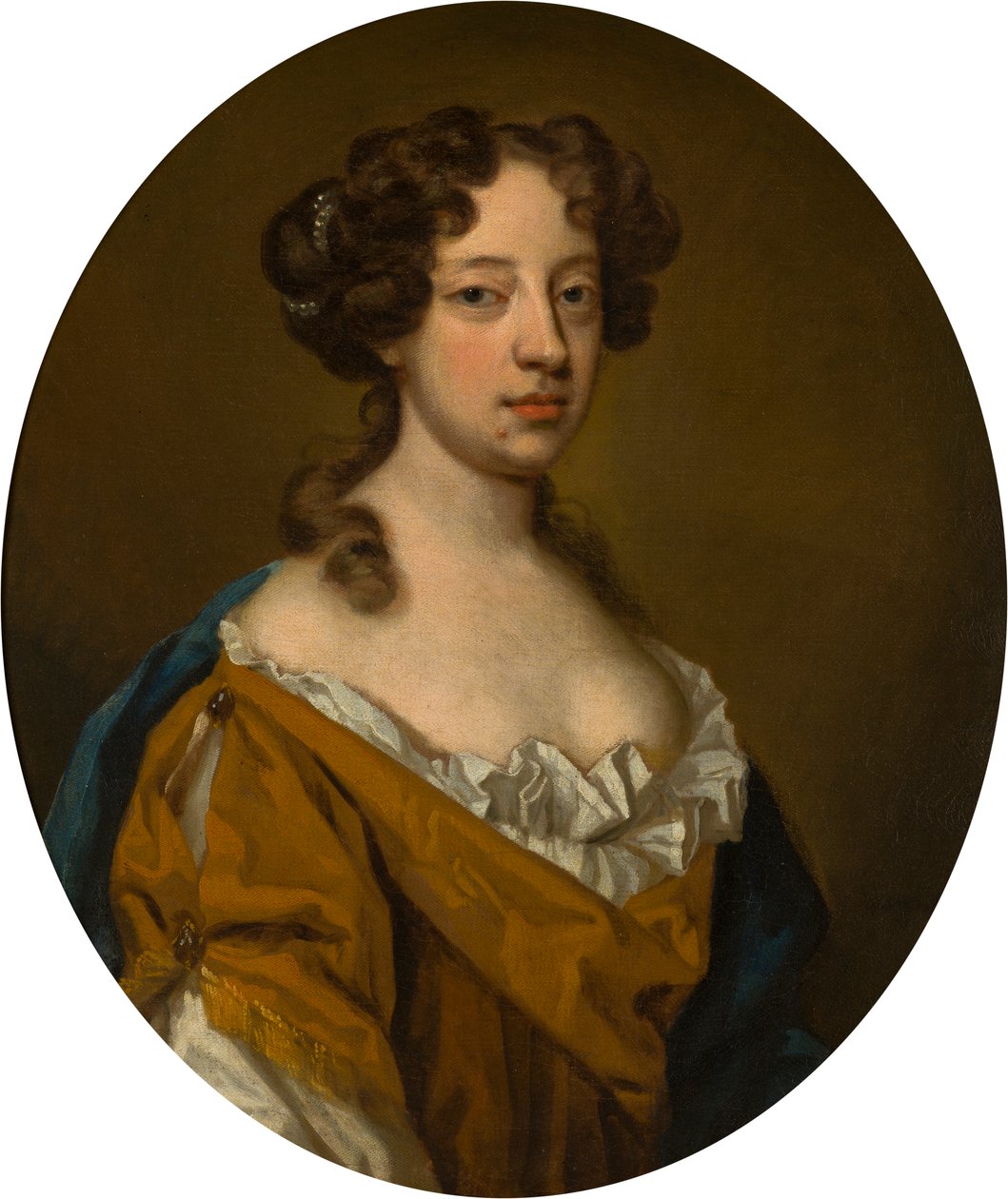 Portræt af Lady Robert Russell, ca. 1666-1723 (olie på lærred) af Godfrey Kneller