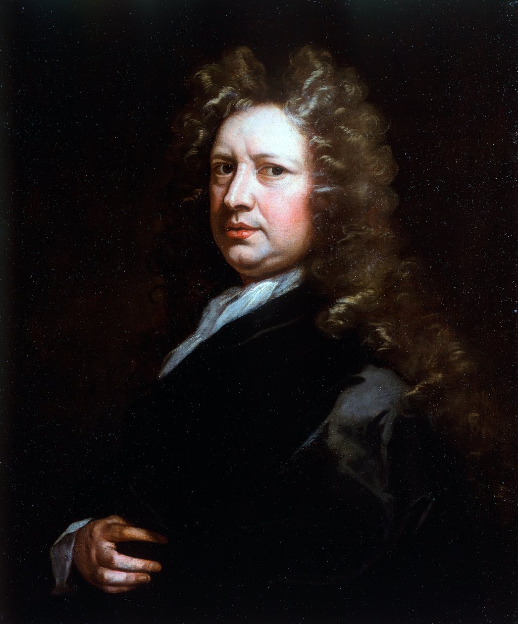Portræt af Thomas Betterton (1635-1710), skuespiller, maleri af Godfrey Kneller (1646-1723), olie på lærred af Godfrey Kneller