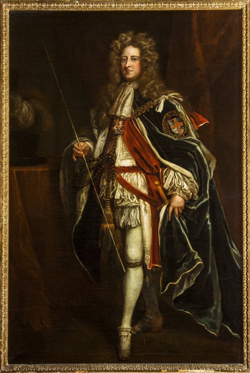 Portræt af William Cavendish, 4. jarl og 1. hertug af Devonshire, ca. 1690-1710 (olie på lærred) af Godfrey Kneller