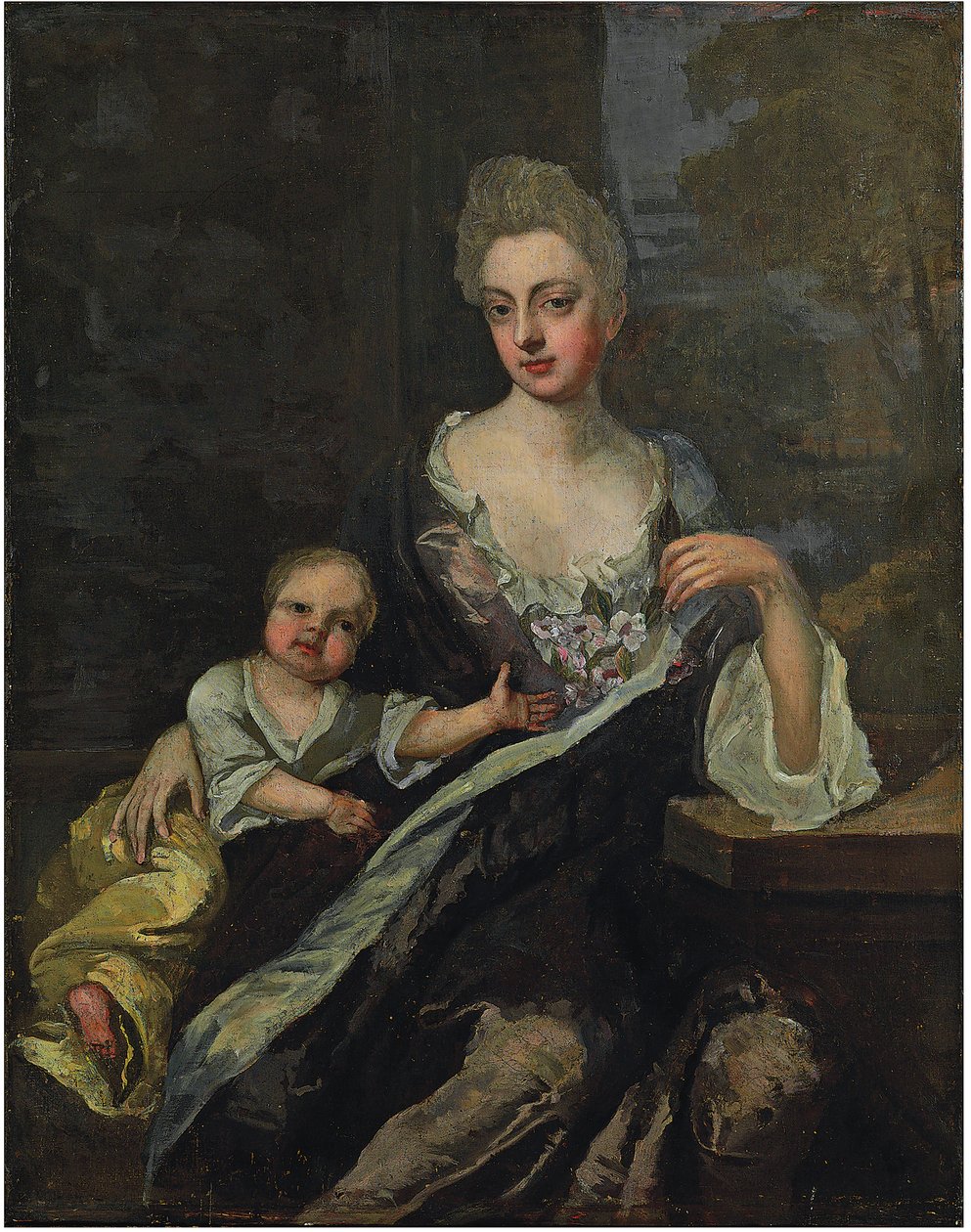 Portræt af en dame af Godfrey Kneller