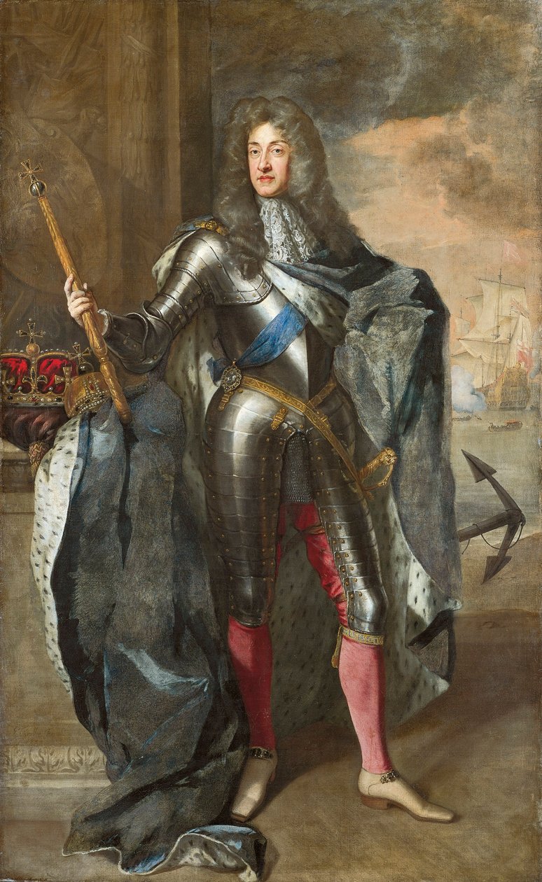 Storbritannien, England, London, Portræt af Kong George I af Storbritannien (1660-1727) af Godfrey Kneller