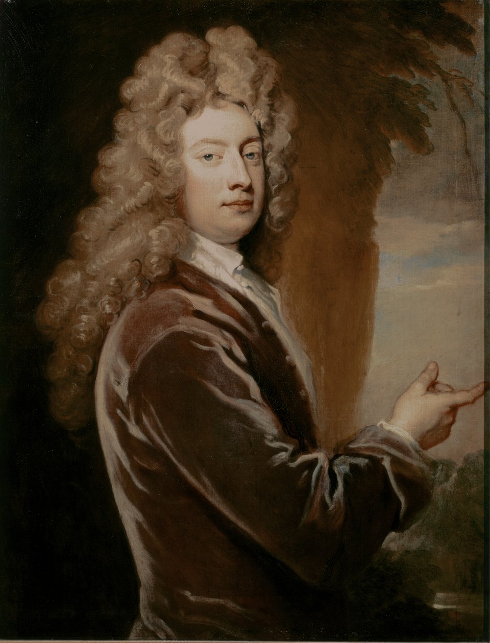 William CONGREVE, Portræt 1709 (olie på lærred) af Godfrey Kneller