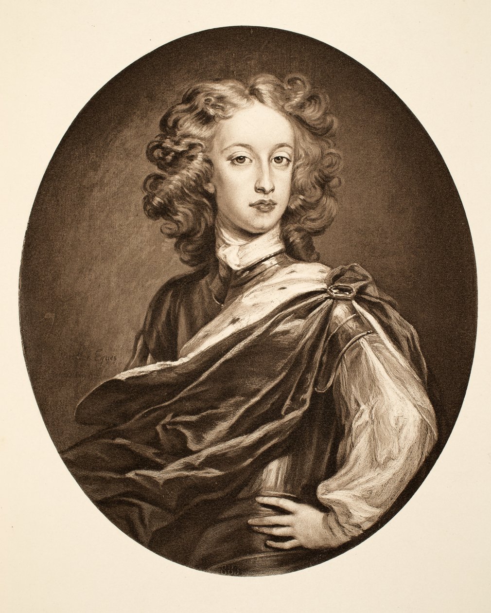 William, hertug af Gloucester, pub. 1902 (collotype) af Godfrey Kneller