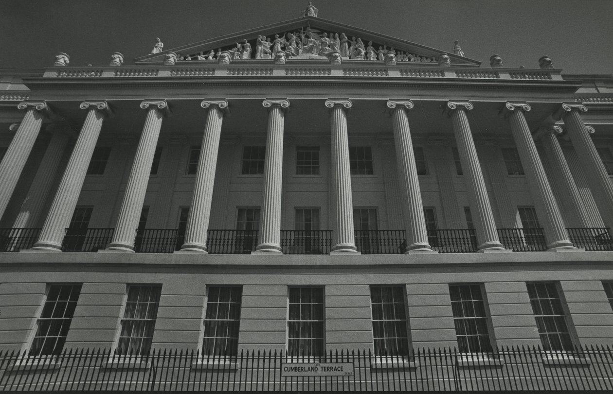 Cumberland Terrace, Regents Park, London 1950