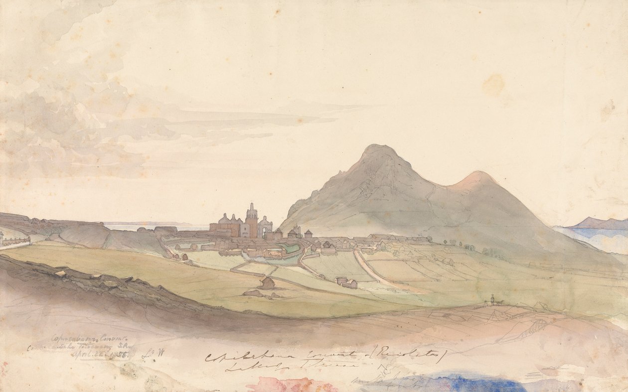 Jomfrubasilikaen af Copacabana, Bolivia af Godfrey Thomas Vigne
