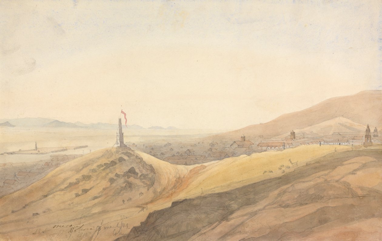Oruro, Bolivia af Godfrey Thomas Vigne