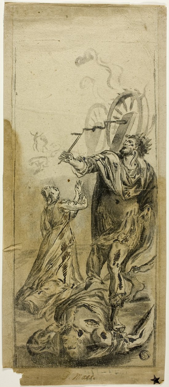 Den hellige Katarinas martyrium af Godfried Maes