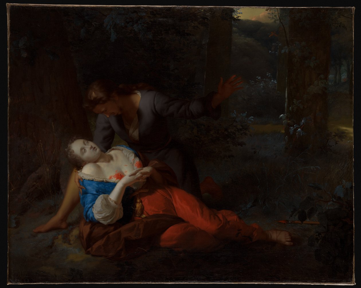 Cephalus og Procris af Godfried Schalcken