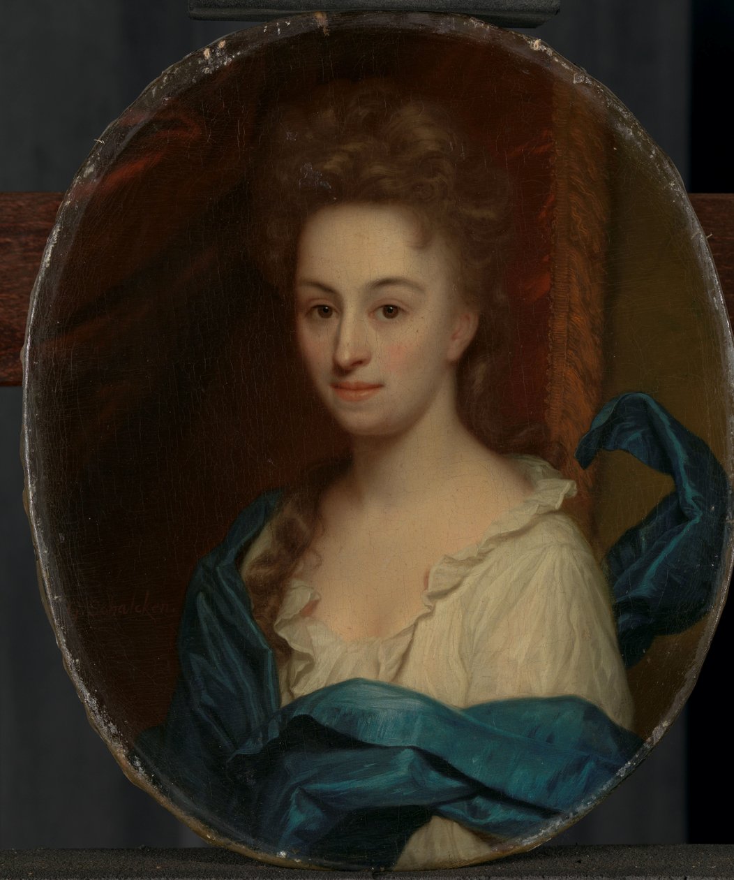 Portræt af Josina Clara van Citters (1671-1753), datter af Josina Parduyn af Godfried Schalcken