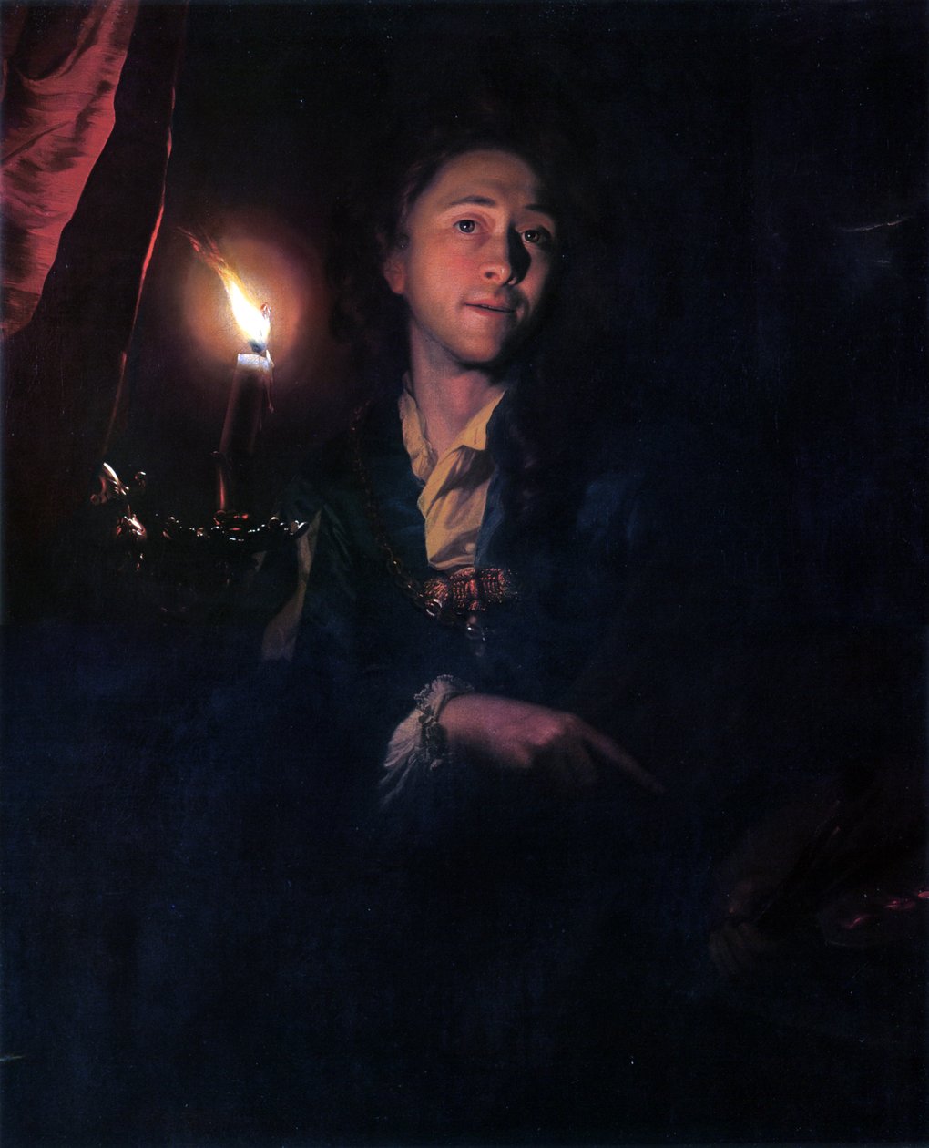 Selvportræt af Godfried Schalcken
