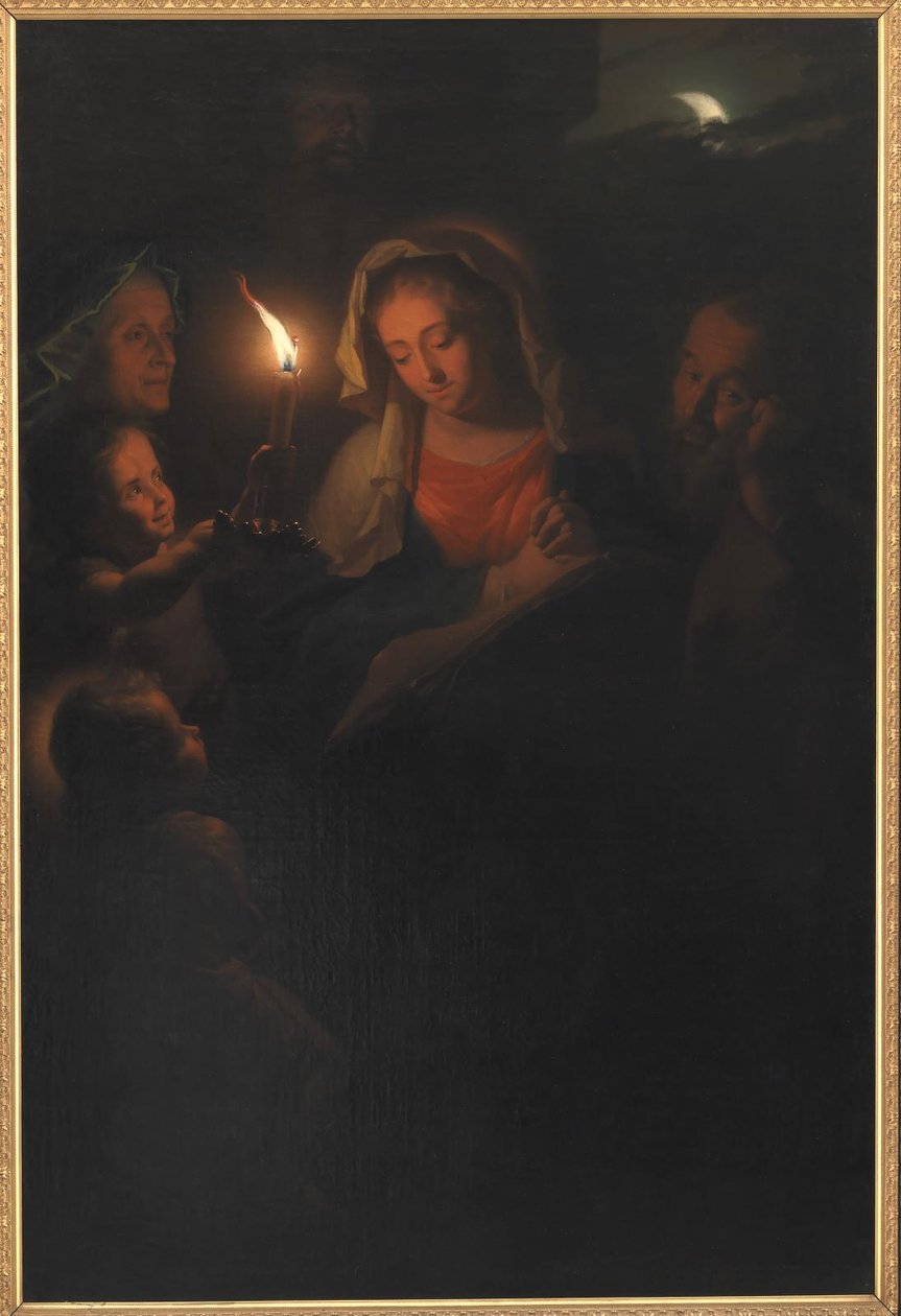 Den hellige familie af Godfried Schalcken