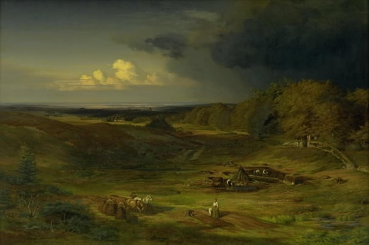 Landscape near Frederiksborg Castle af Godtfred Rump