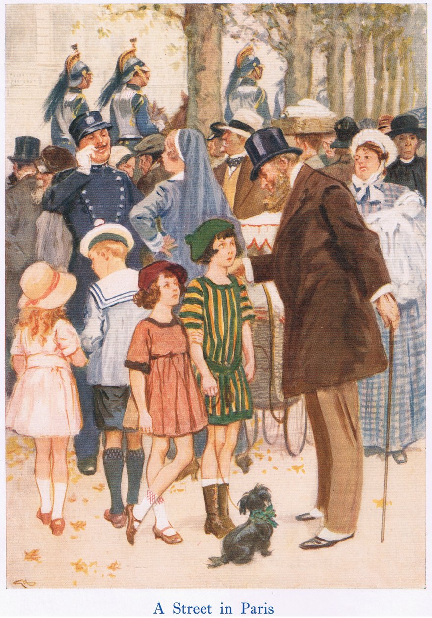 En gade i Paris af Gordon Frederick Browne