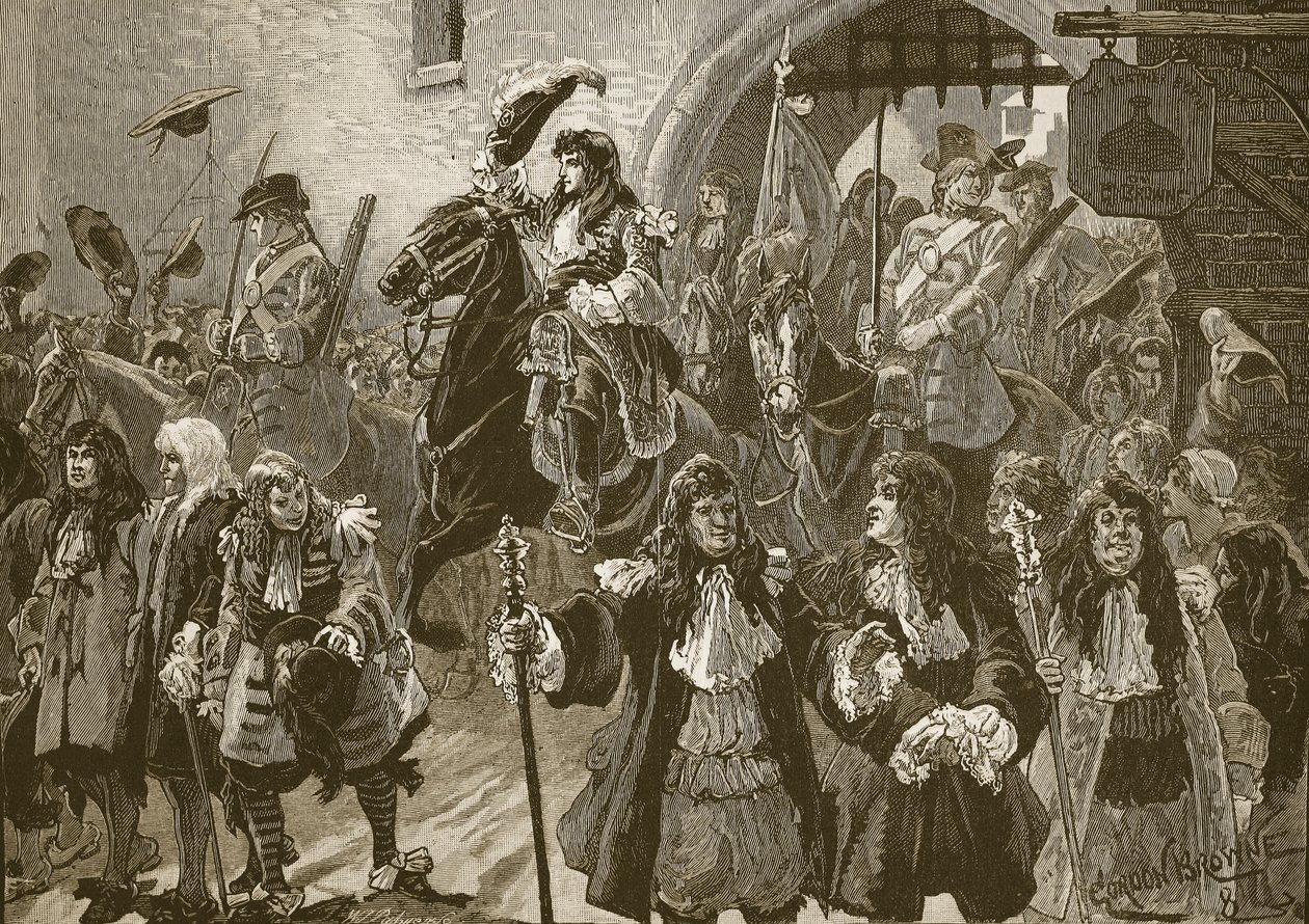 Prinsen af Oranges indtog i Exeter efter hans landgang i Torbay, 1688 af Gordon Frederick Browne