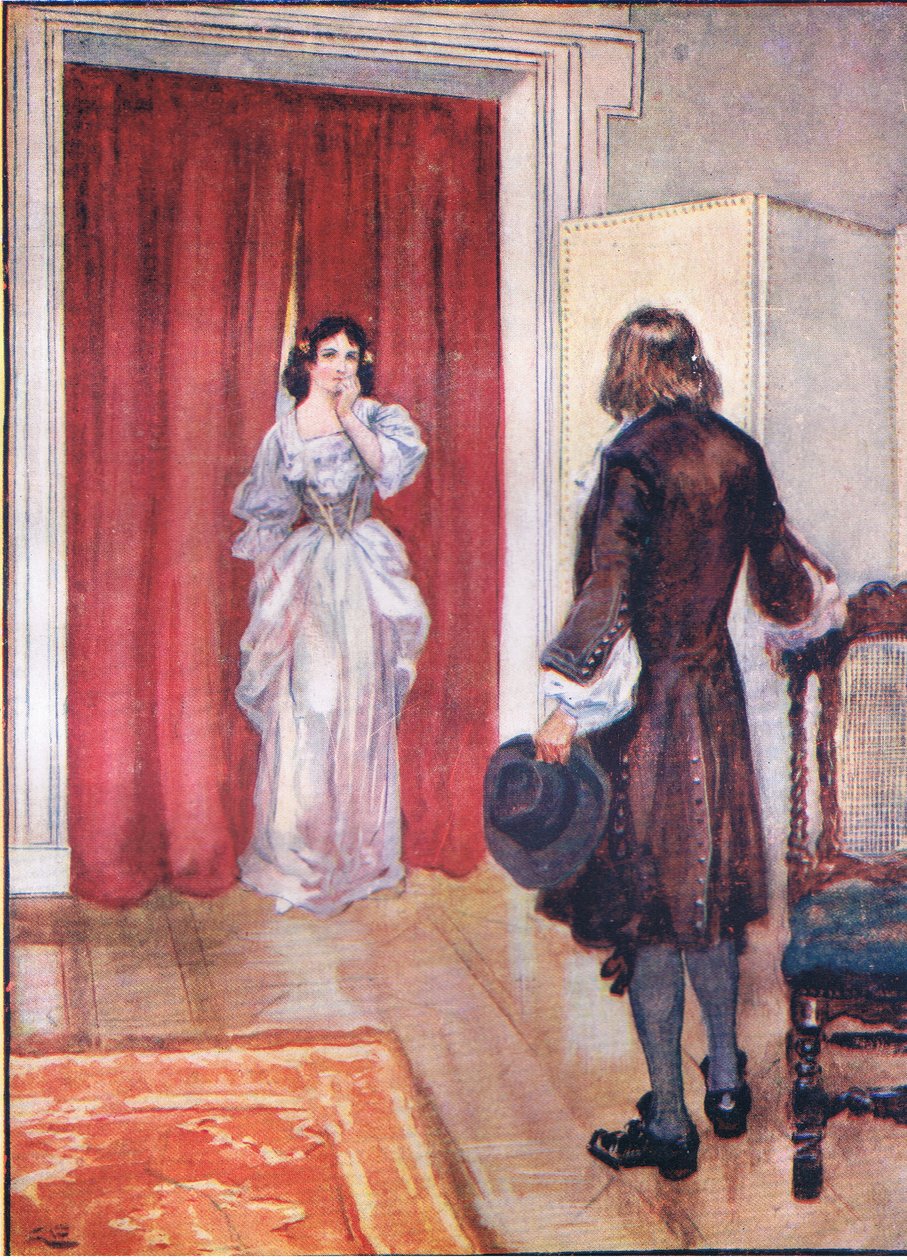 Hun blev der kun et øjeblik, fra Lorna Doone pub. af W & R Chambers Ltd, 1921 af Gordon Frederick Browne