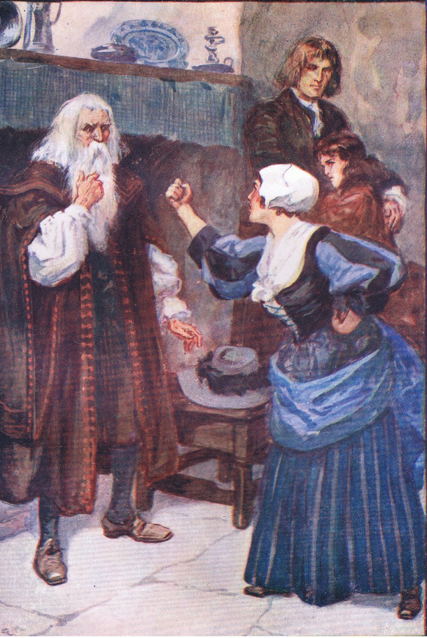 Din gamle skurk græd min mor, fra Lorna Doone pub.af W & R Chambers Ltd, 1921 af Gordon Frederick Browne