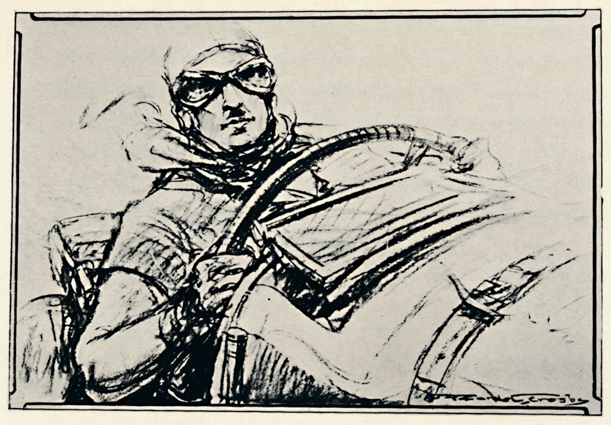 Mindepanelet til Sir Henry Birkin i Brooklands, 1937 af Gordon Crosby