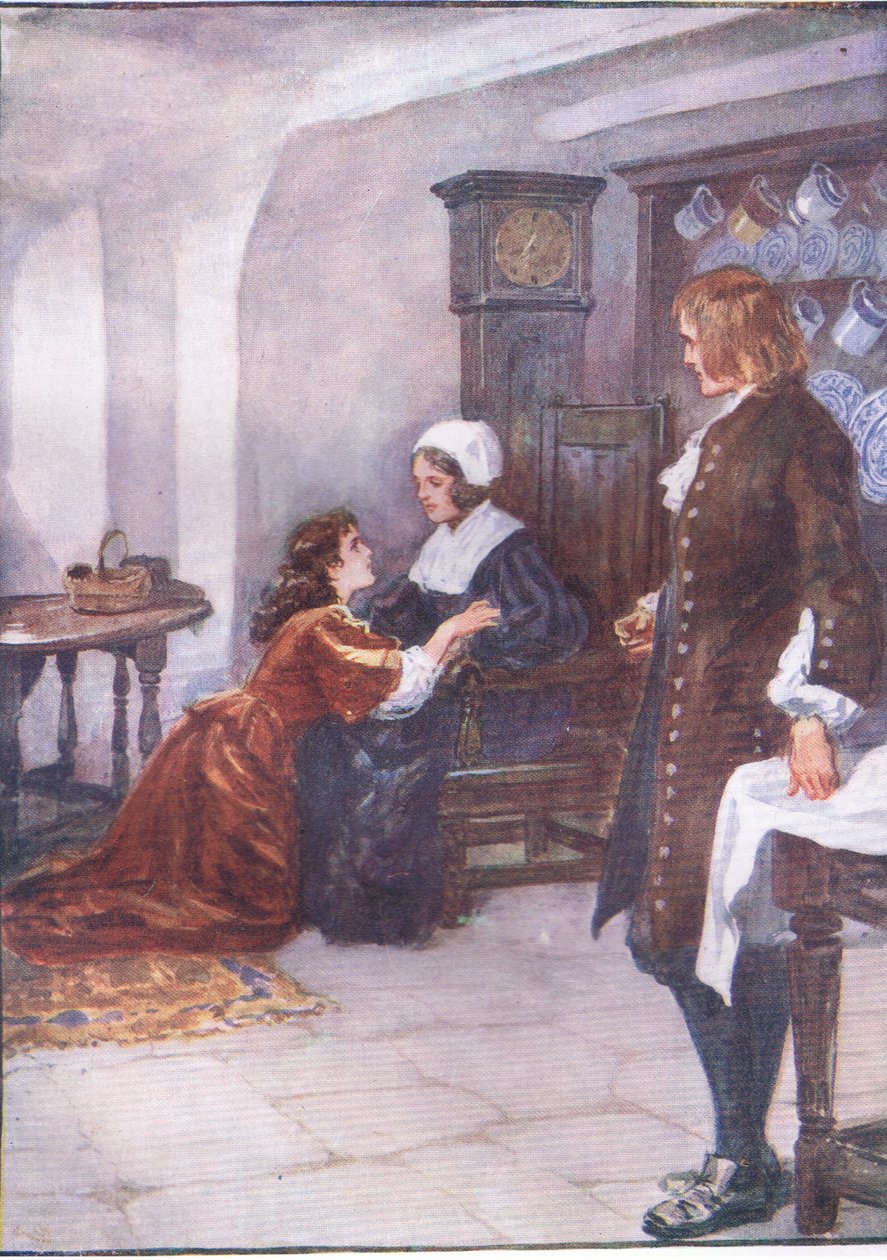 "Nu er jeg til din smag fætter?", fra Lorna Doone pub.by W & R Chambers Ltd, 1921 af Gordon Frederick Browne