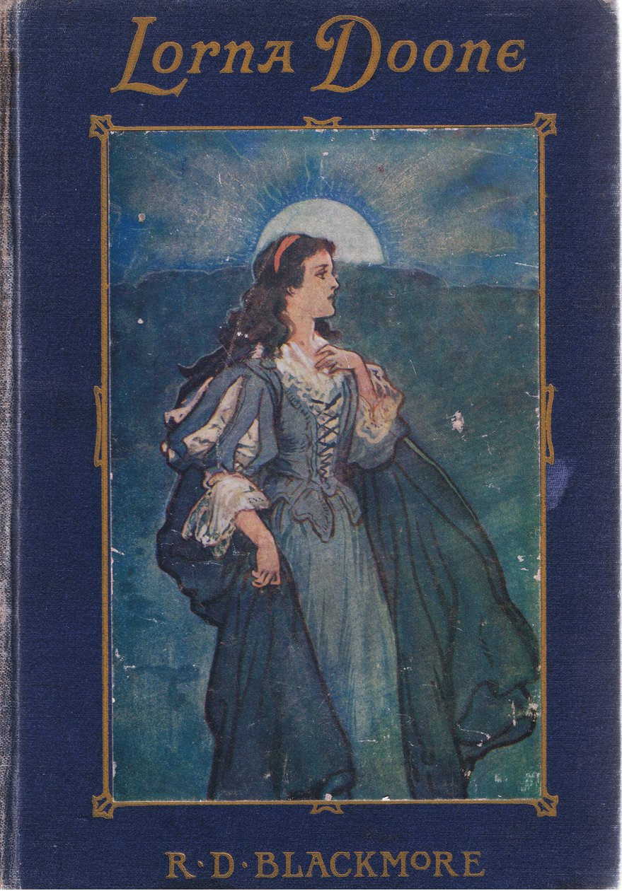 Forsidedesign, fra Lorna Doone pub.by W & R Chambers Ltd af Gordon Frederick Browne