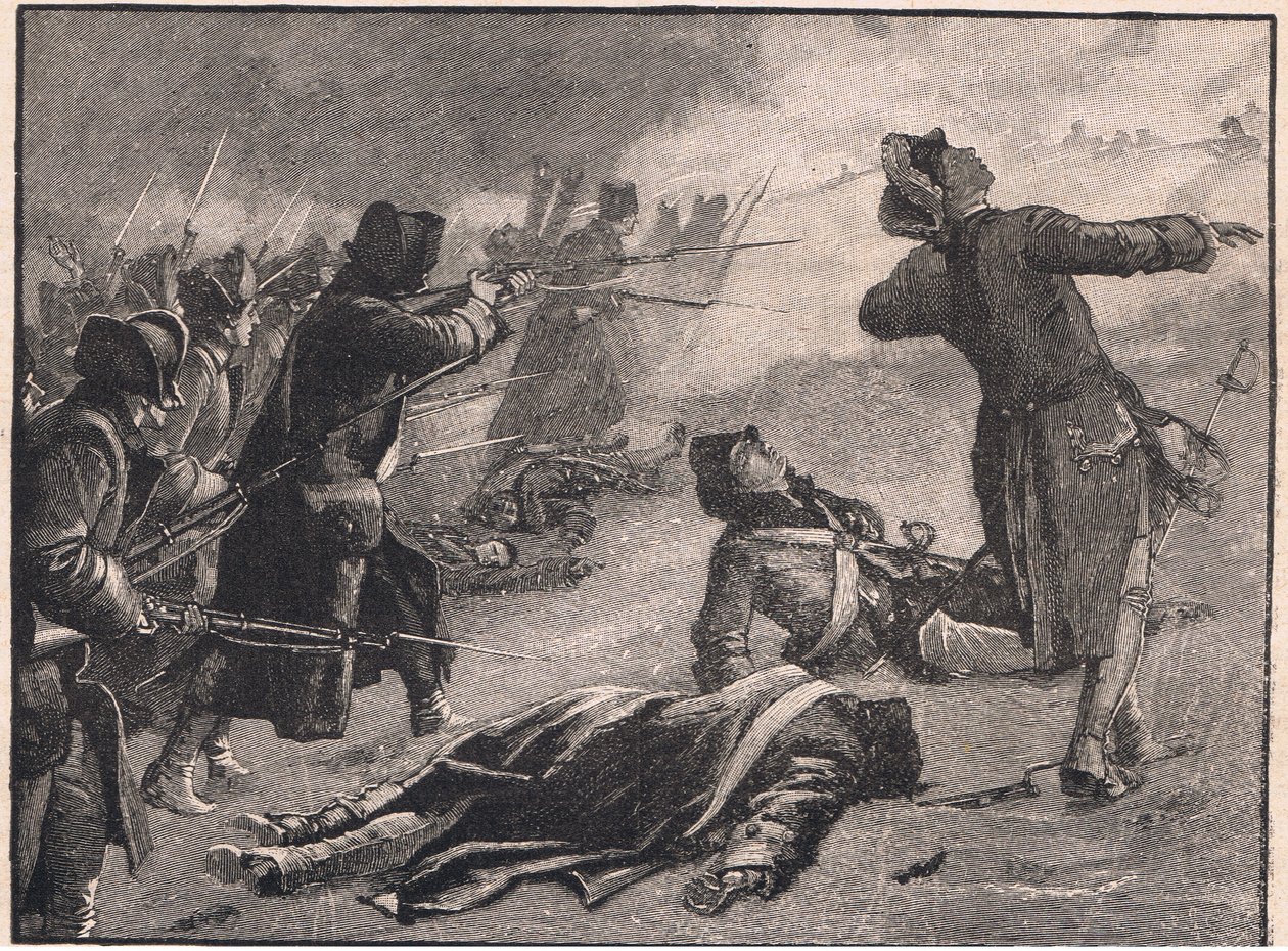 Montgomerys angreb på den lave by, Quebec AD 1775 af Gordon Frederick Browne