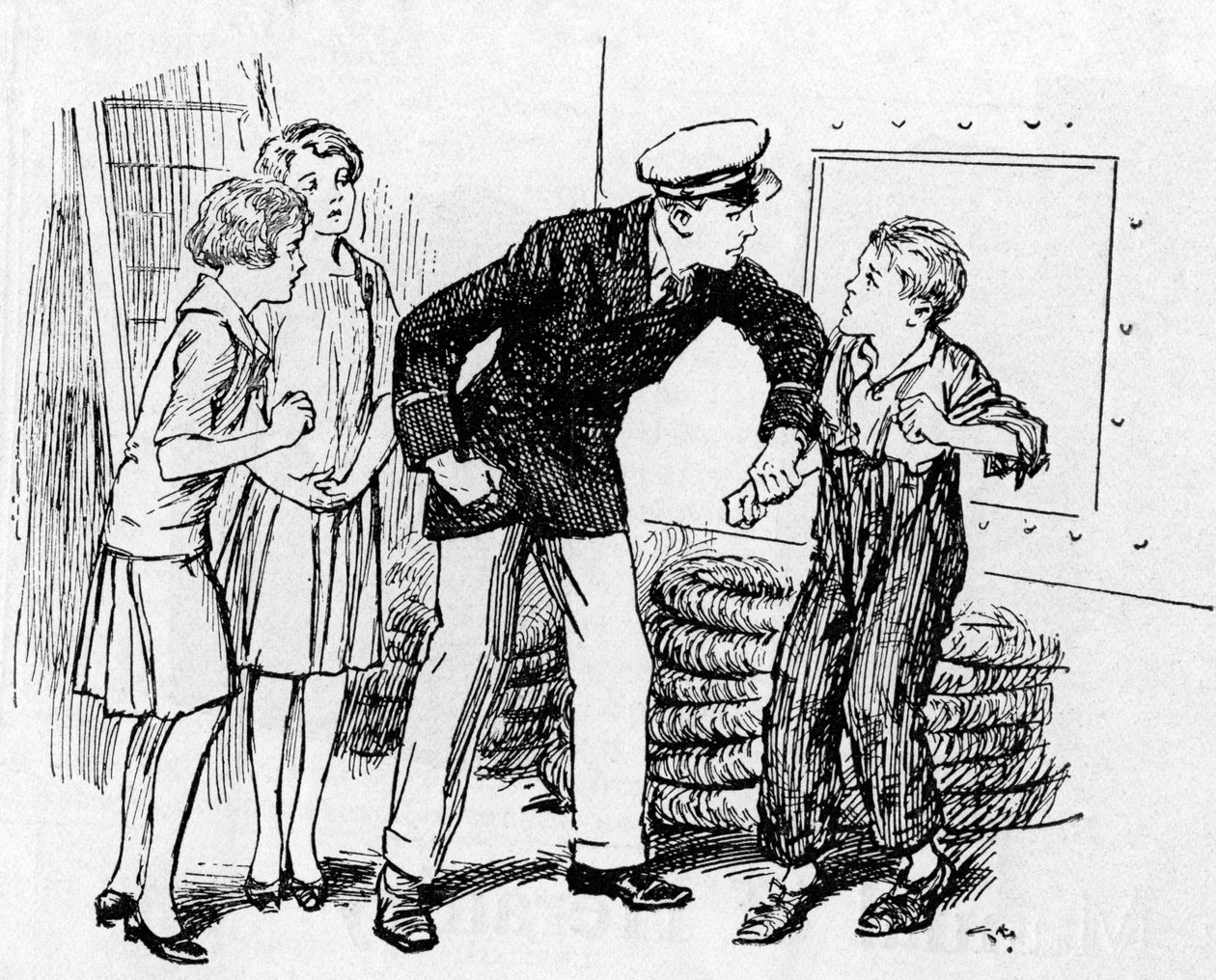 blindpassager - billedteksten lyder: af Gordon Frederick Browne