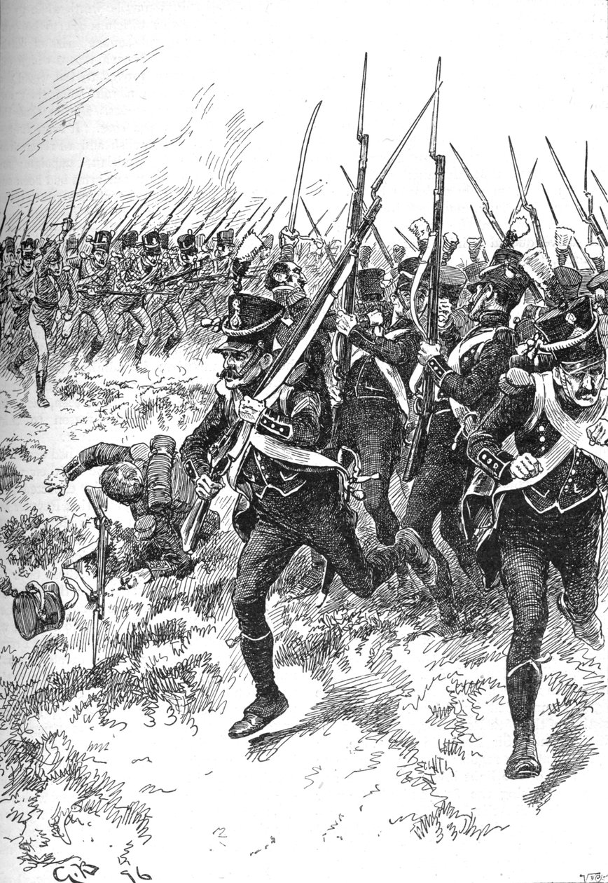 De brød og flygtede i retning af Maida, 1902 af Gordon Frederick Browne