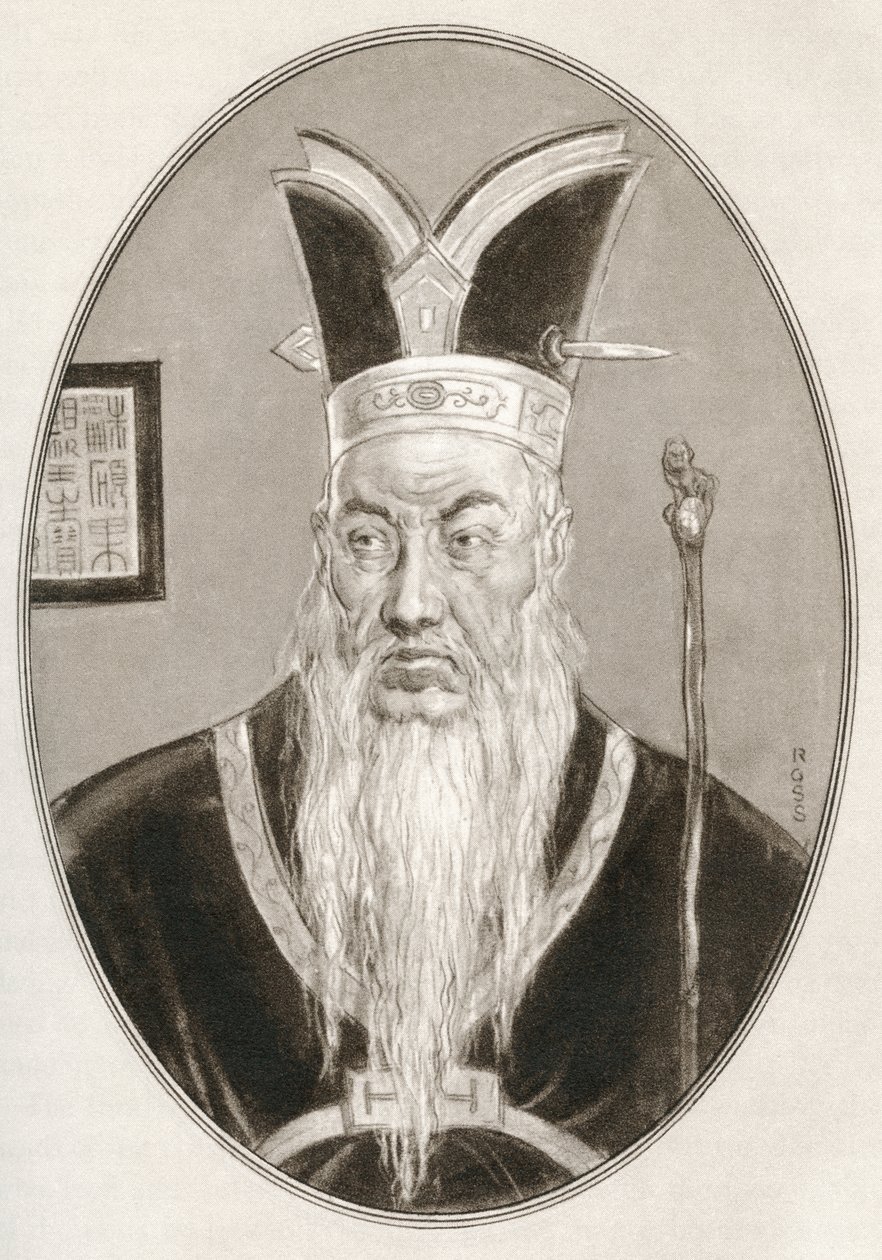 Confucius, fra Living Biography of Religious Leaders af Gordon Ross