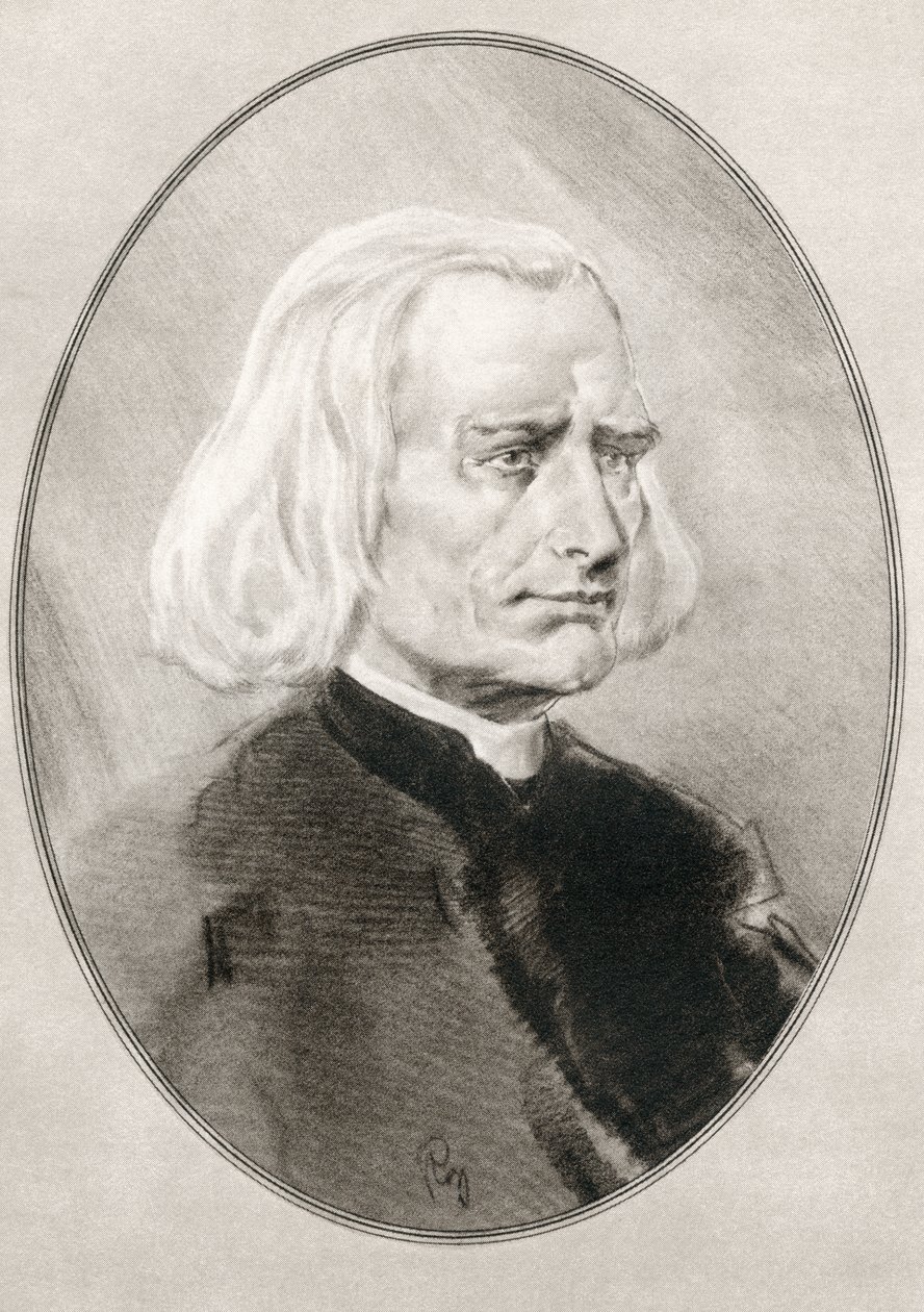 Franz Liszt, fra levende biografier om store komponister af Gordon Ross