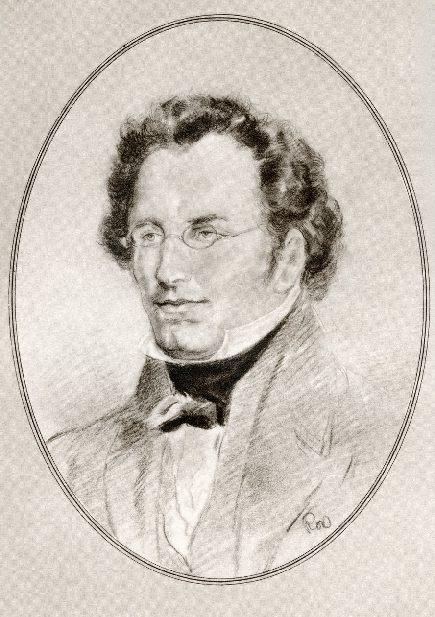 Franz Peter Schubert, fra levende biografier om store komponister af Gordon Ross