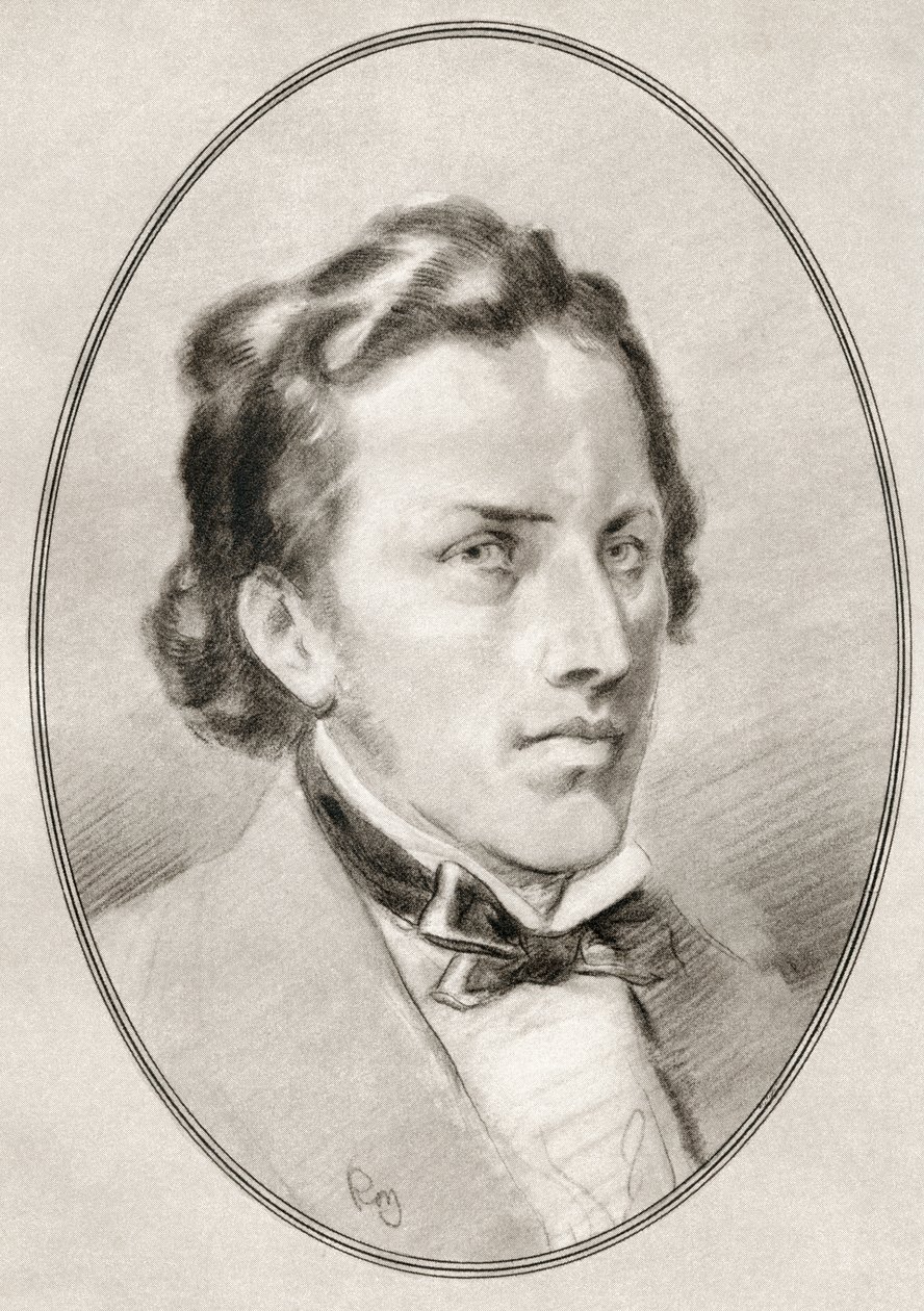 Frederic Francois Chopin, fra levende biografier om store komponister af Gordon Ross