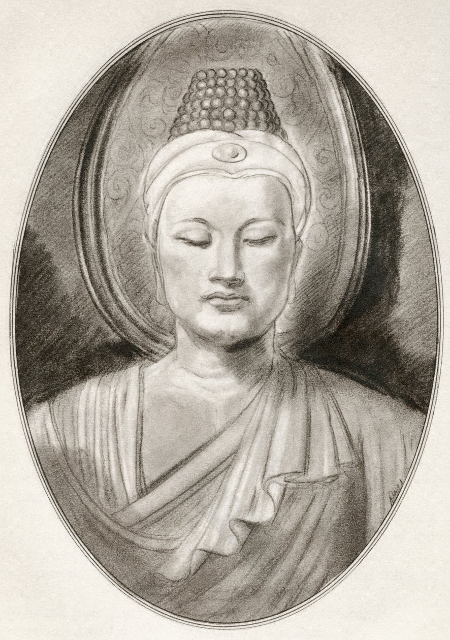 Gautama Buddha, alias Siddhartha Gautama, fra Living Biography of Religious Leaders af Gordon Ross
