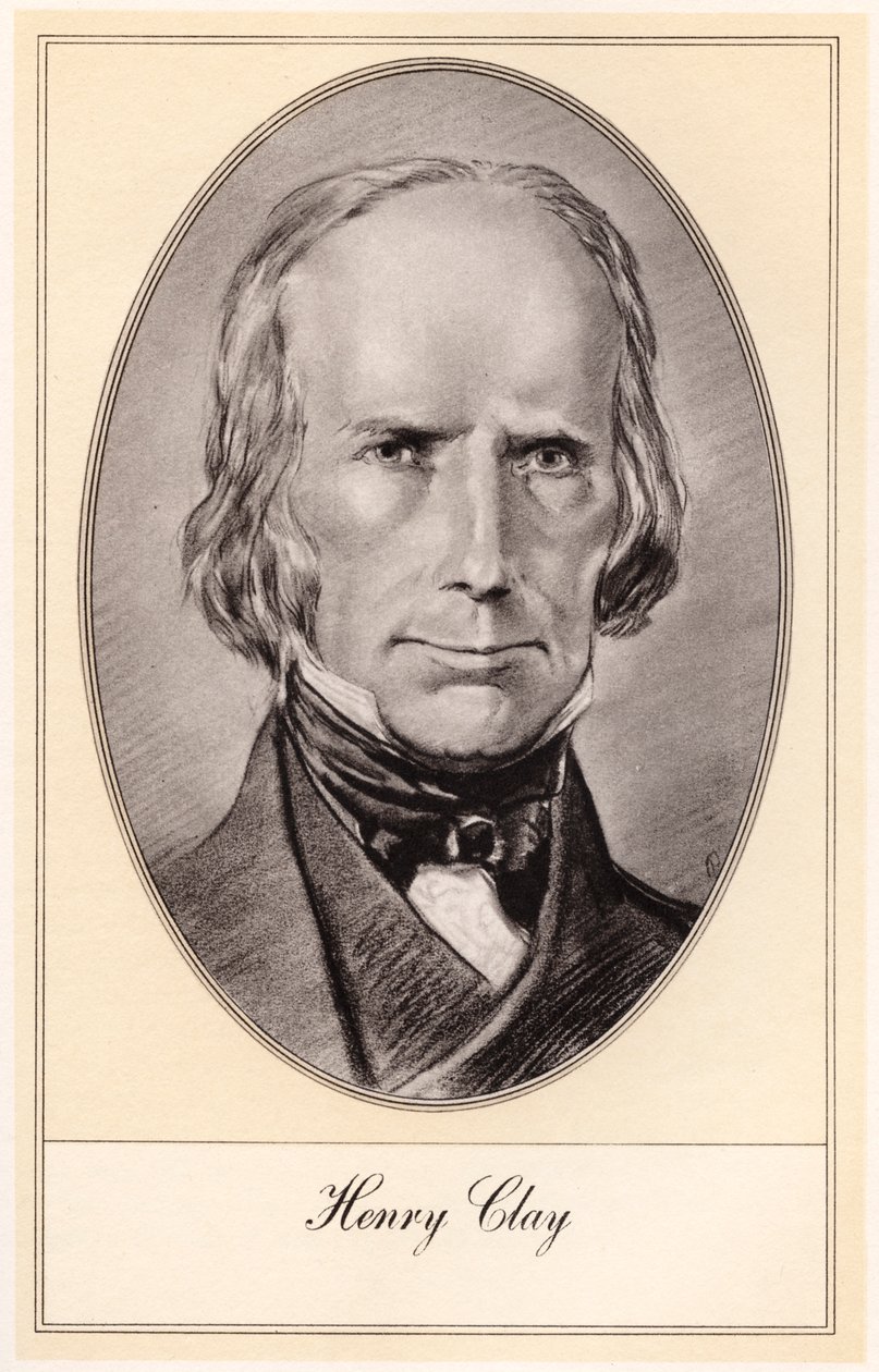 Henry Clay, førende amerikansk statsmand og taler, begyndelsen af det 20. århundrede af Gordon Ross