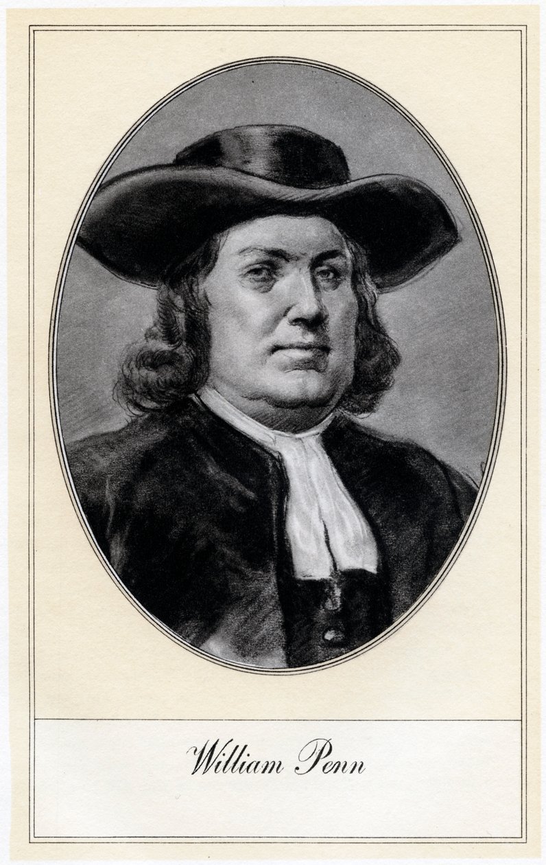 William Penn, grundlægger af Pennsylvania, begyndelsen af det 20. århundrede. af Gordon Ross