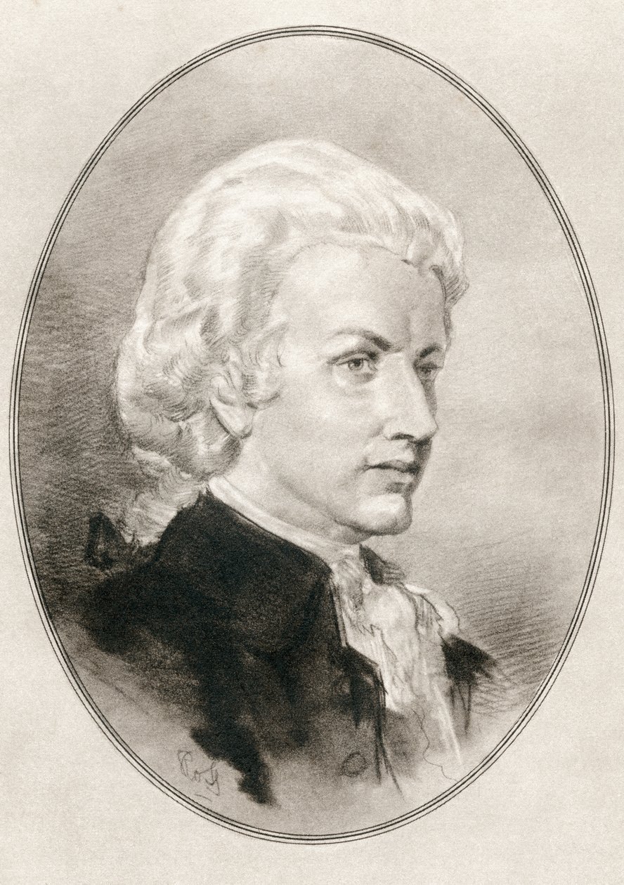 Wolfgang Amadeus Mozart, fra levende biografier om store komponister af Gordon Ross