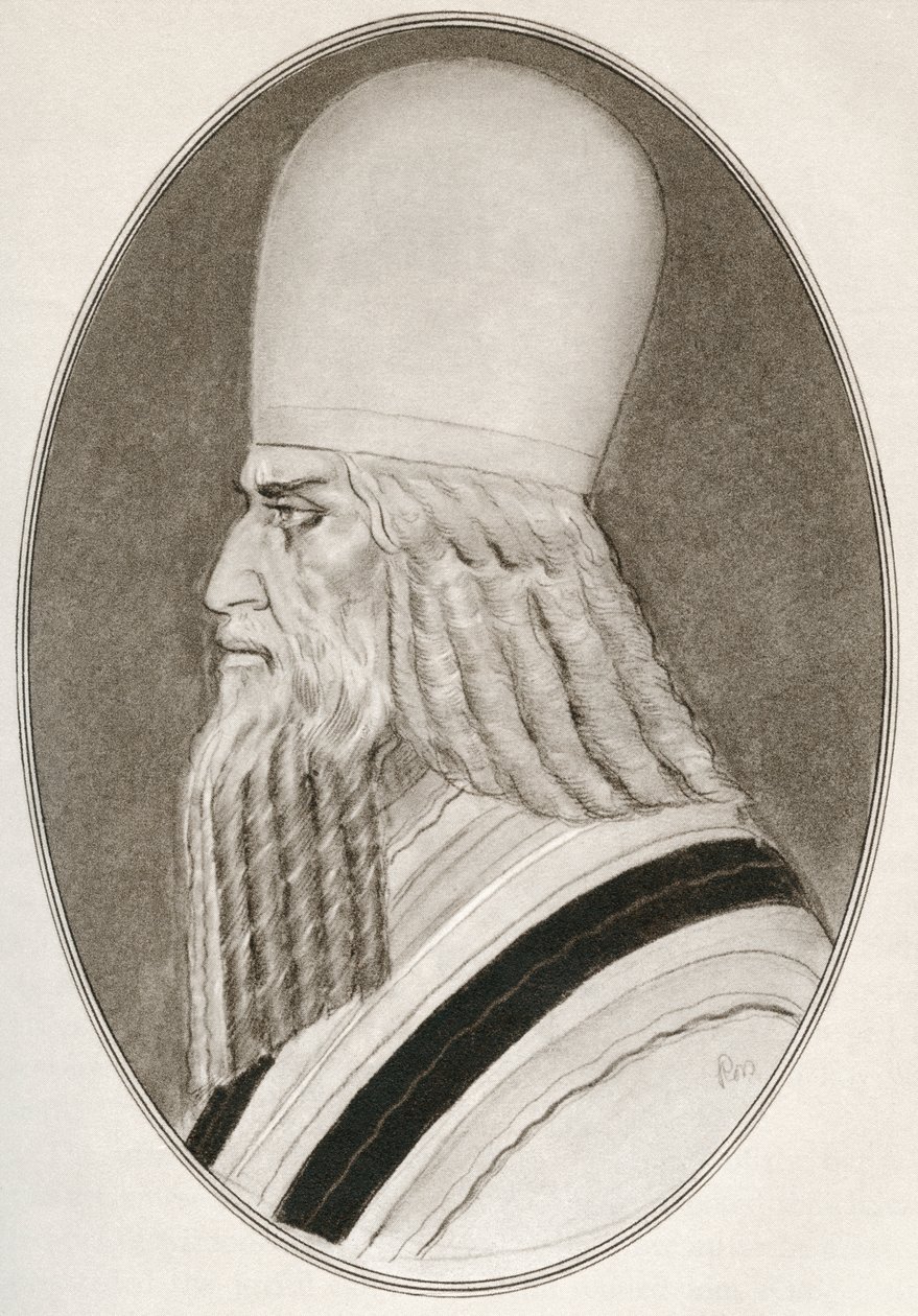 Zoroaster, alias Zarathustra, Zarathushtra Spitama eller Ashu Zarathushtra, fra Living Biography of Religious Leaders af Gordon Ross
