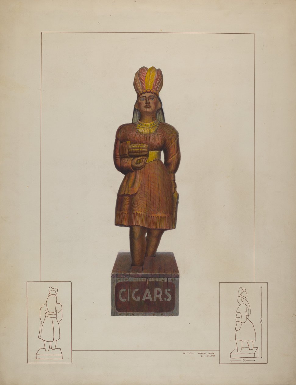 Cigarbutik indisk af Gordon Saltar and Edward L. Loper