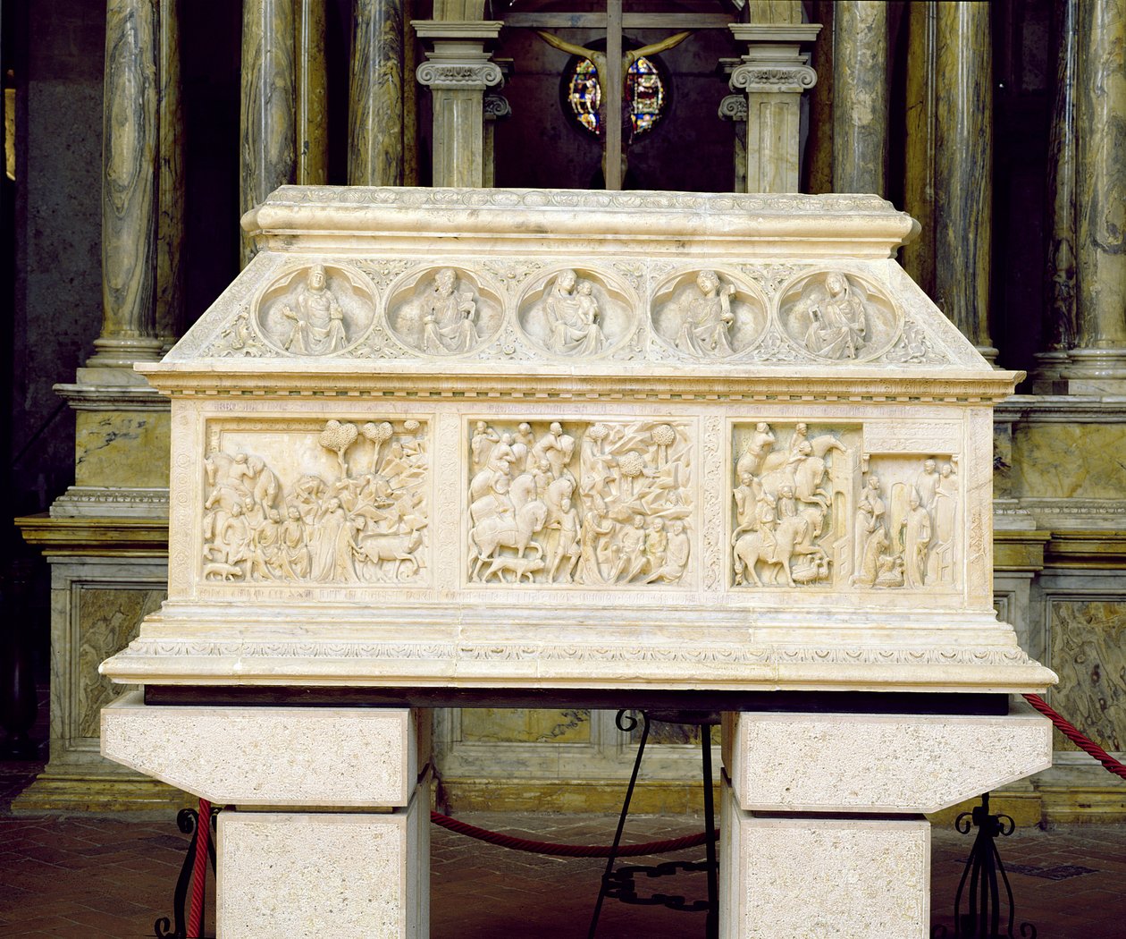 Arca di San Cerbone (marmor) (se også 264452) af Goro di Gregorio