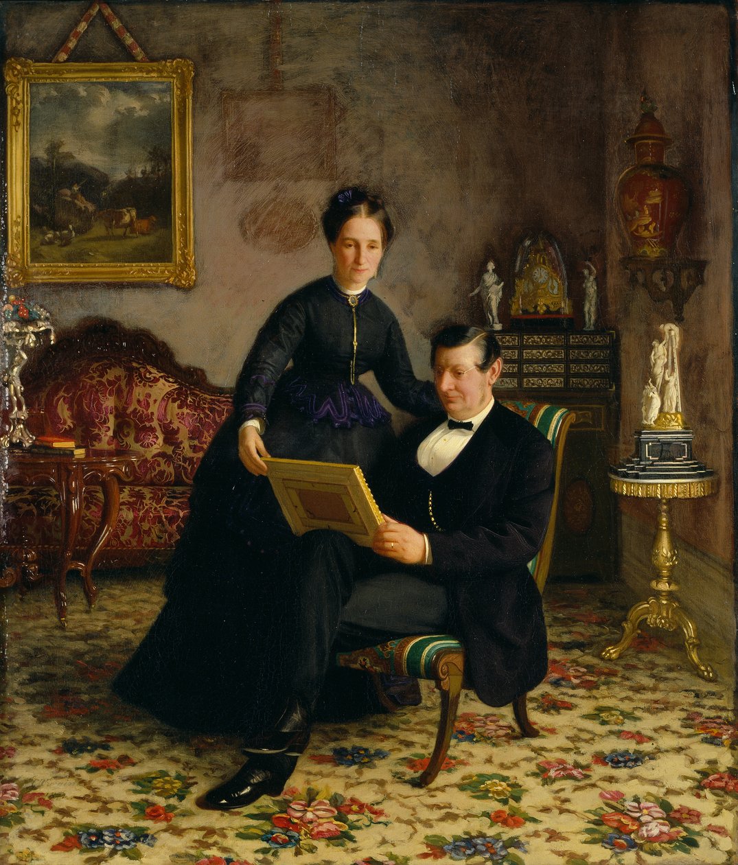 Robert Constantin og Maria Eleonora Berggren af Gottfrid Virgin