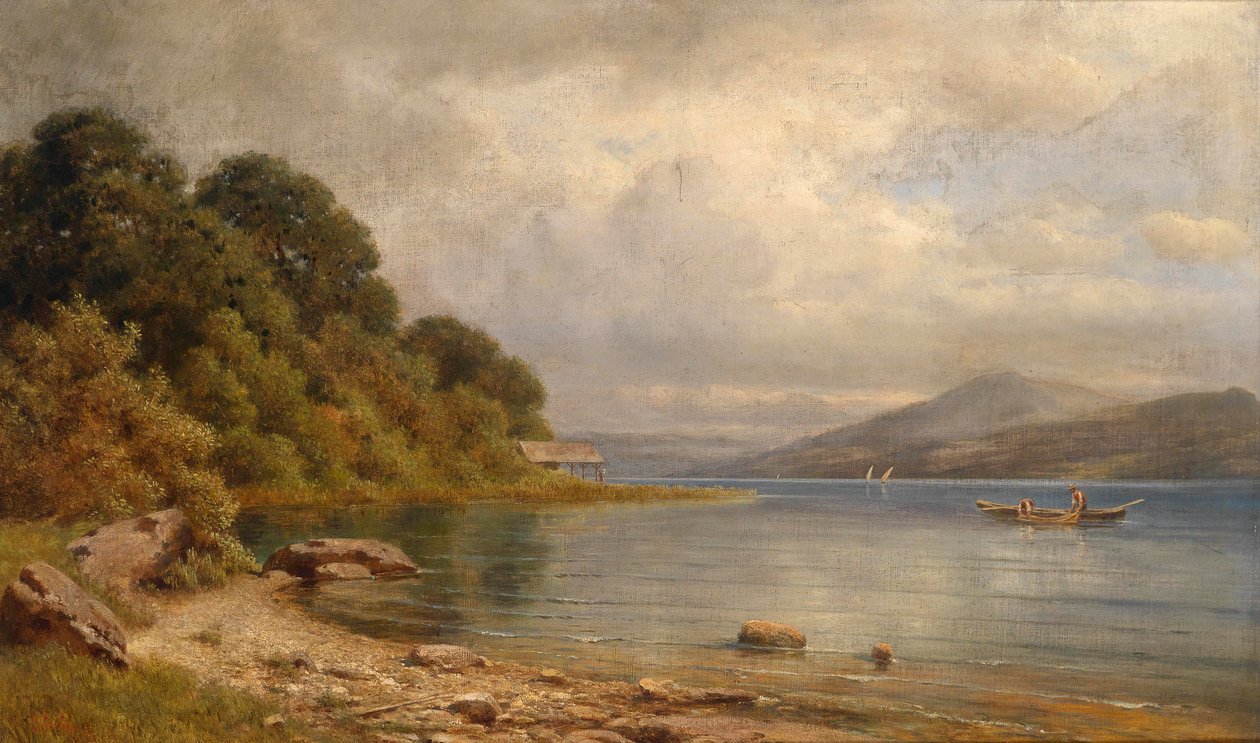 Wörthersee nær Velden af Gottfried Seelos
