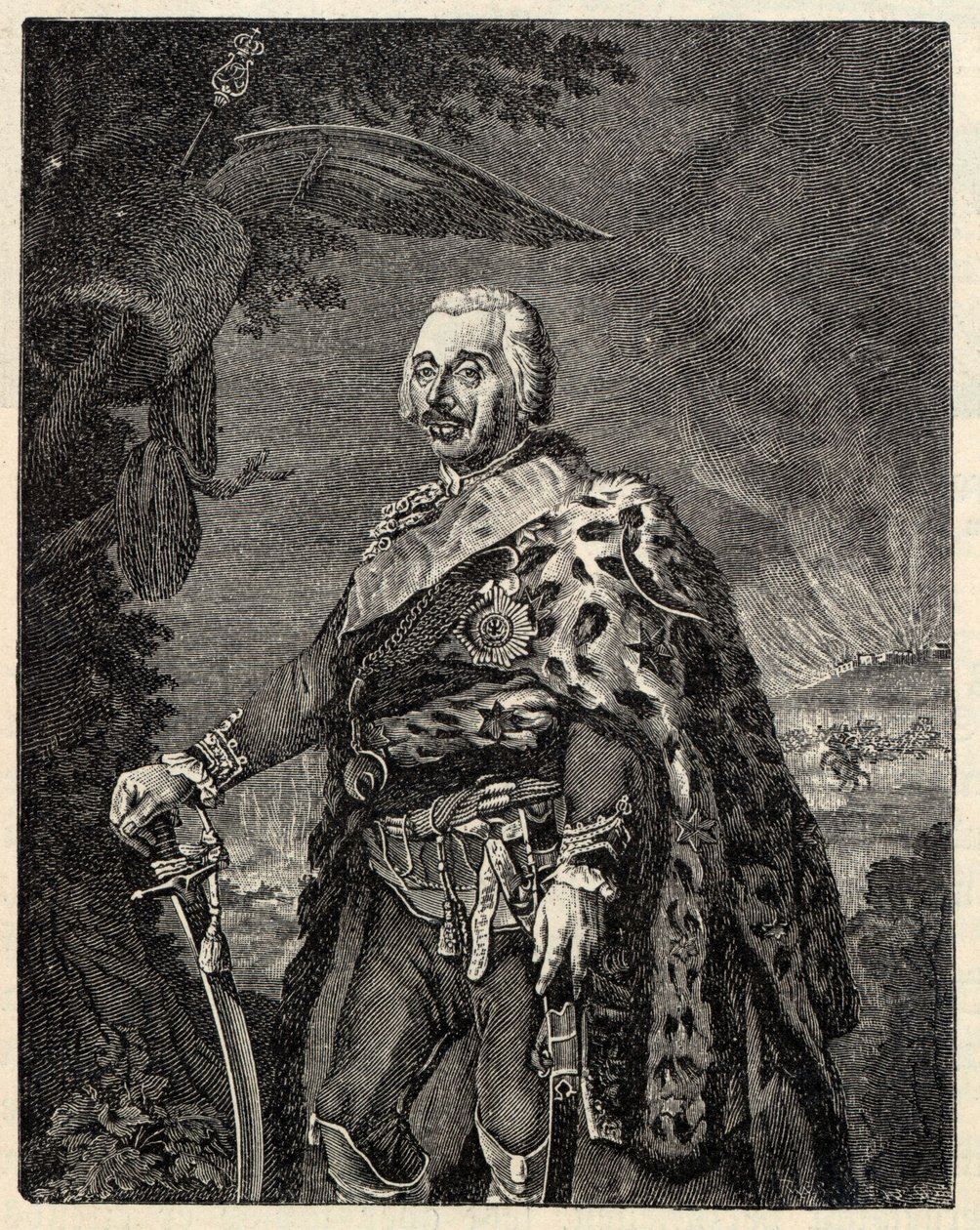 General Hans Joachim von Zieten 1699-1786. af Gottfried Daniel Berger