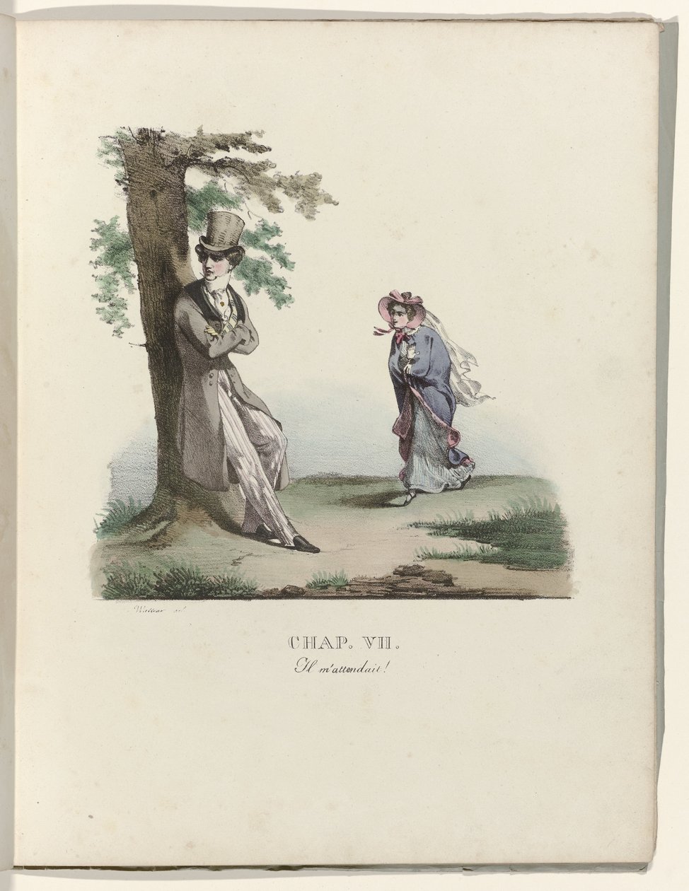 The Born of a Milliner, 1828: Kap. VII: Han ventede på mig! af Gottfried Engelmann