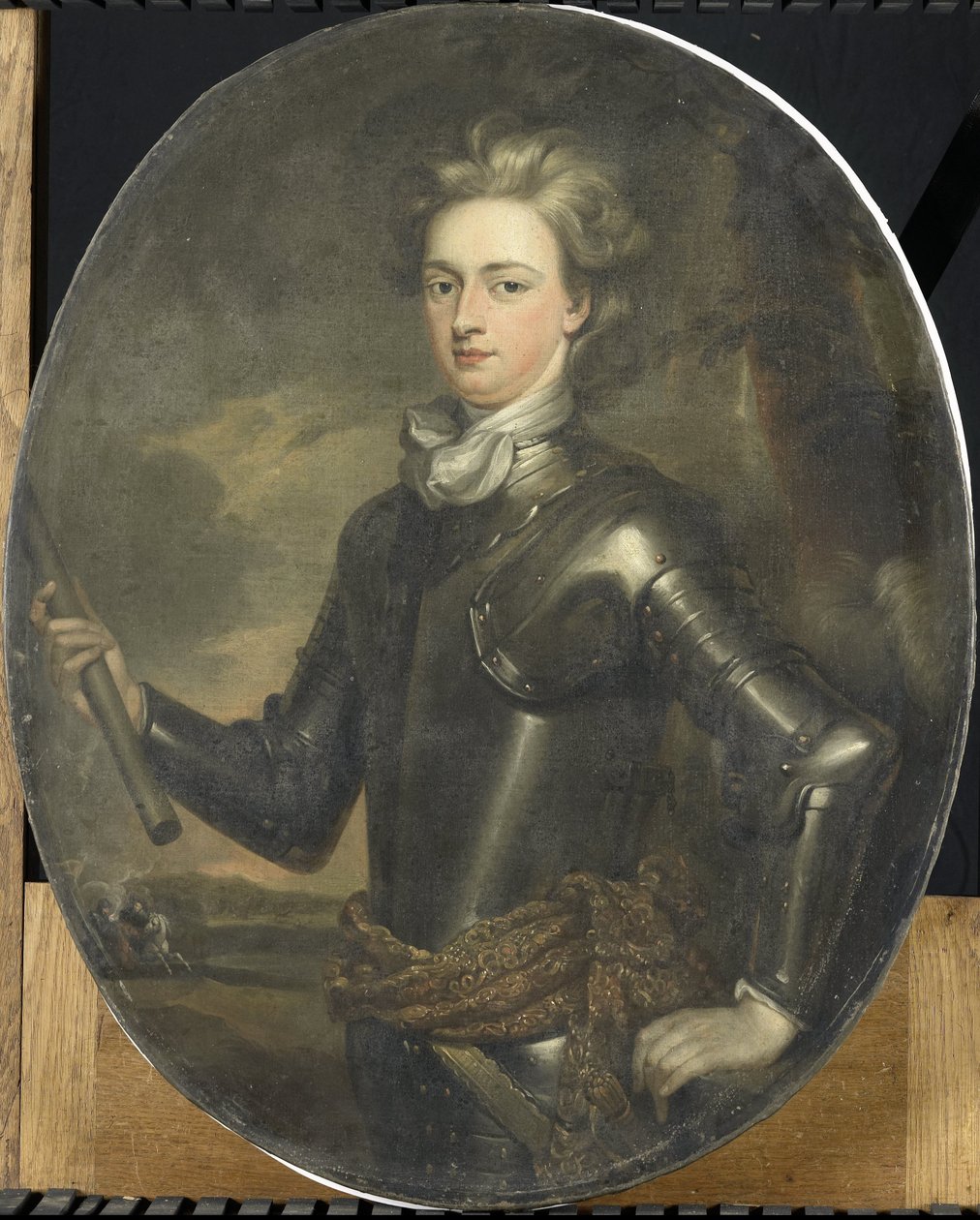 Portræt af den første jarl af Albemarle af Gottfried Kneller (copy after)